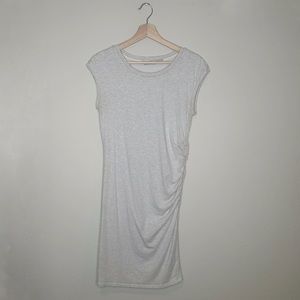 Athleta Striped Bodycon Midi Dress